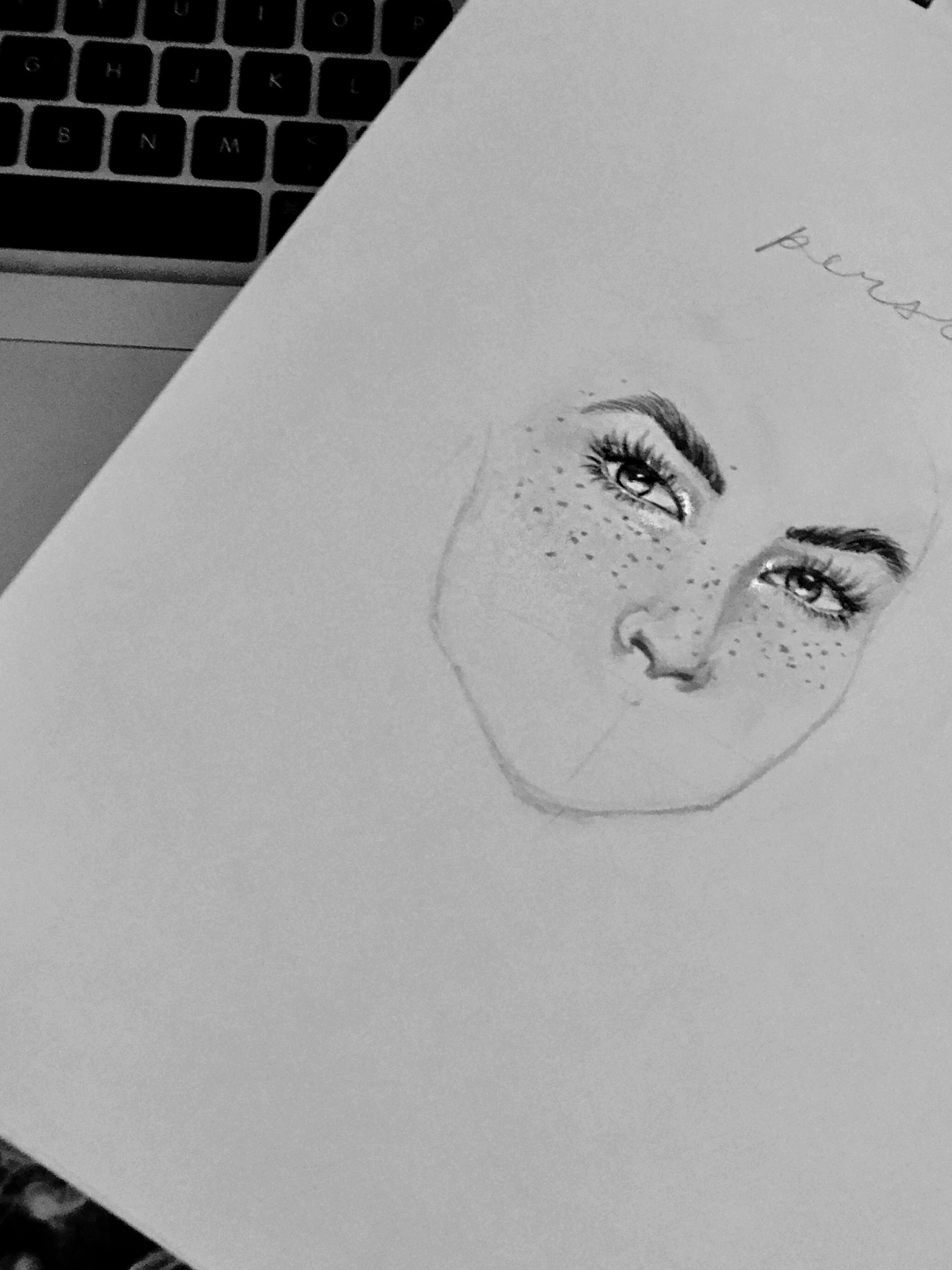 Freckles Drawing Unique Art