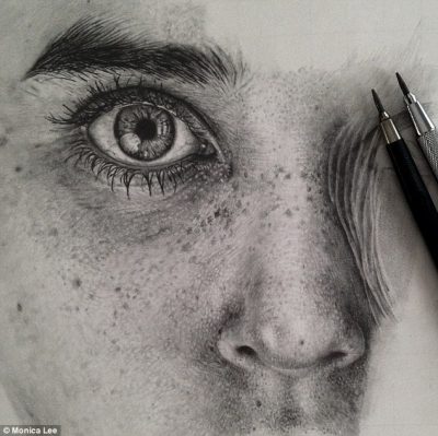 Freckles, Unique, Beauty, Confidence, Skin Drawing