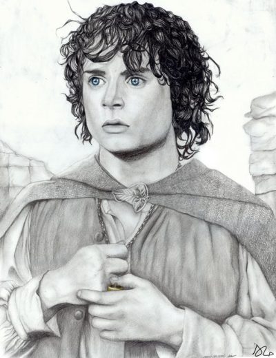 Frodo, Adventure, Ring, Hobbit, Quest Drawing