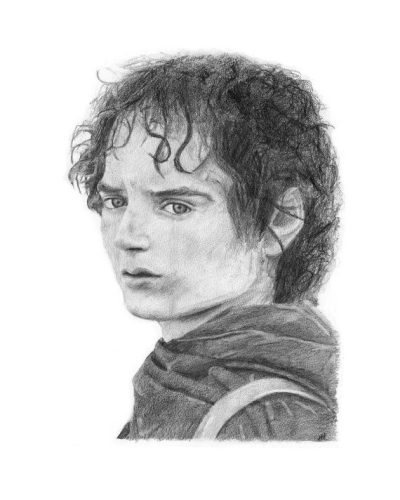 Frodo, Ringbearer, Hobbit, Fellowship, Adventure Drawing