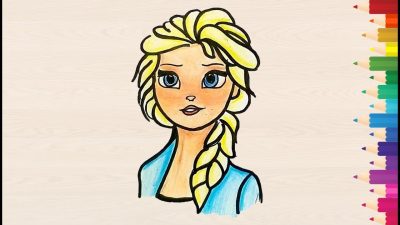 Frozen 2 Elsa, Self-Discovery, Sisterhood, Magic, Adventure Drawing