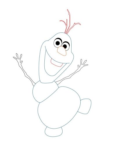 Frozen Olaf, Adventure, Friendship, Magic, Snowman Drawing