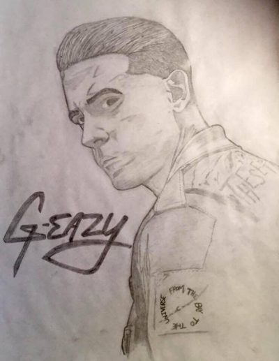 G Eazy, Rapper, California, Hip-Hop, Music Drawing