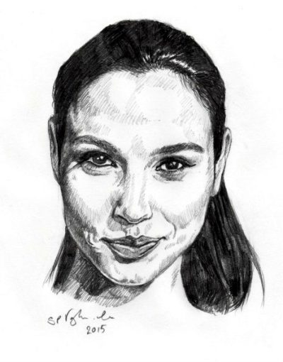 Gal Gadot, Model, Philanthropist, Wonder Woman, Actress Drawing