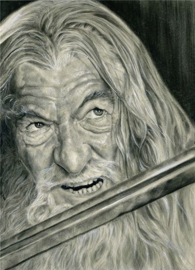 Gandalf, Wizard, Magic, Fellowship, Middle-Earth Drawing