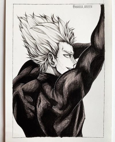 Gaoru OPM Manga, Parody, Adventure, Action, Superheroes, Comedy Drawing