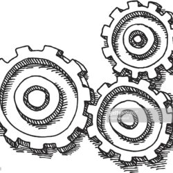 Gear Drawing Photo