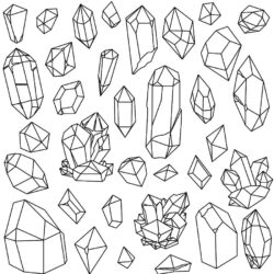 Gem Drawing Hand drawn