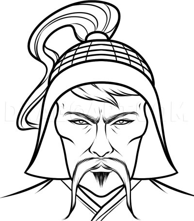 Genghis Khan, Conqueror, Legacy, Empire, Mongol Drawing