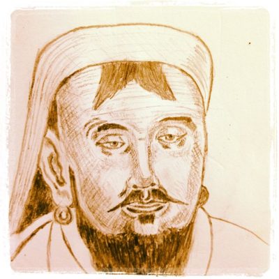 Genghis Khan, Empire, Conqueror, Mongolia, Legacy Drawing