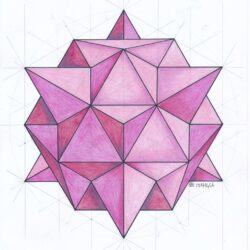 Geometric Drawing Beautiful Artwork