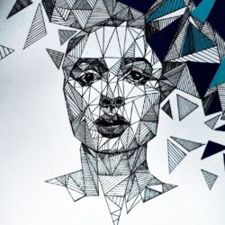 Geometric Drawing Hand Drawn