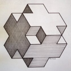 Geometric Drawing Hand Drawn Sketch