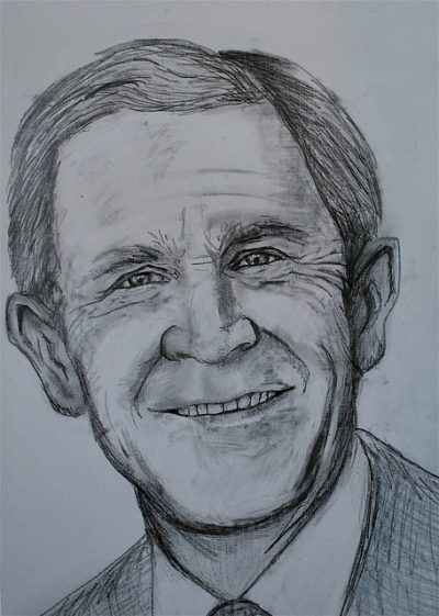 George W Bush, President, Politics, Texas, Leadership Drawing