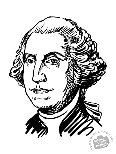 George Washington, Founding Father, Revolutionary Leader, American Hero, First President Drawing