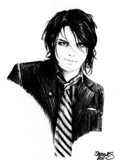 Gerard Way, Musician, Comic Creator, Singer-Songwriter, Performer Drawing