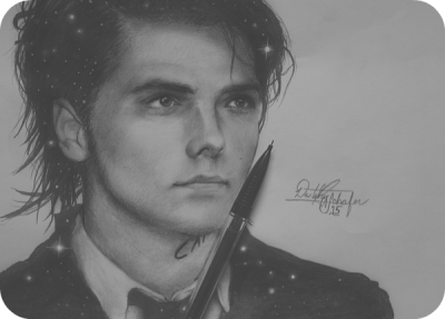 Gerard Way, Singer, Musician, Artist, Writer Drawing