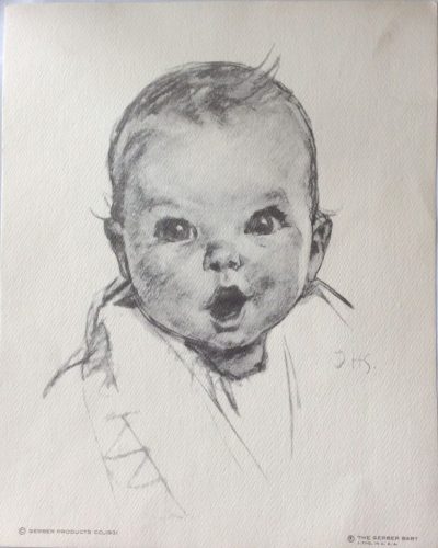 Gerber Baby, Pure Goodness, Timeless Brand, Wholesome Nutrition, Iconic Infant Drawing