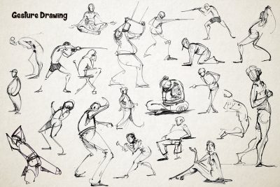 Gesture, Action, Sign, Expression, Movement Drawing