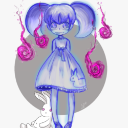 Ghost Girl Drawing Picture