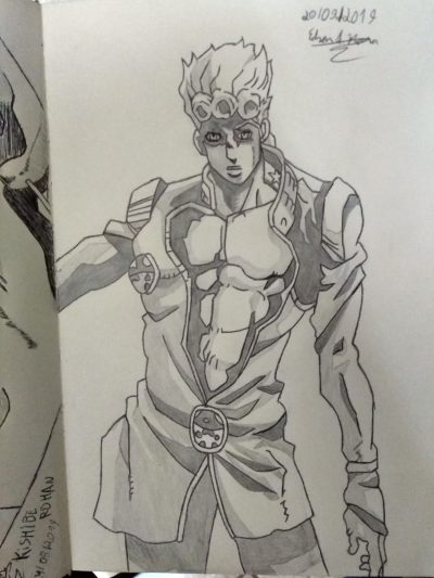 Giorno Giovanna, Gold Experience, Legacy, Fate, Stand Drawing