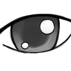 Girl Eyes Drawing Image