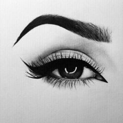 Girl Eyes Drawing Stunning Sketch