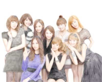 Girls Generation, Harmony, K-Pop, Empowerment, Performance Drawing