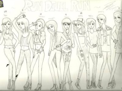 Girls Generation, Harmony, K-Pop, Empowerment, Performance Drawing