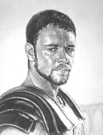 Gladiator, Honor, Freedom, Betrayal, Revenge Drawing