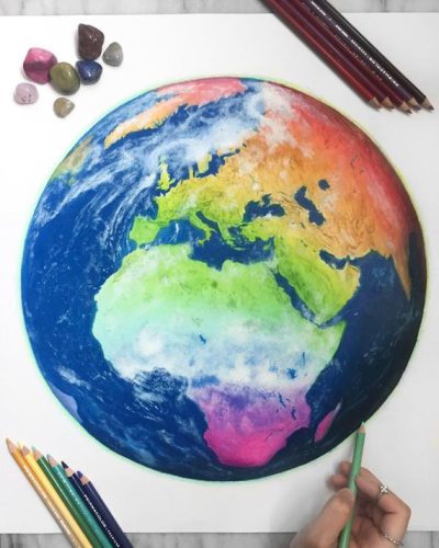 Globe, Earth, World, Sphere, Planet Drawing