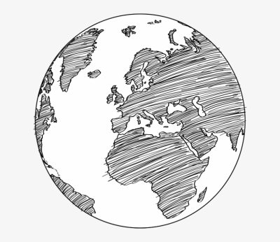 Globe, Earth, World, Sphere, Planet Drawing