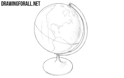 Globe, Earth, World, Sphere, Planet Drawing