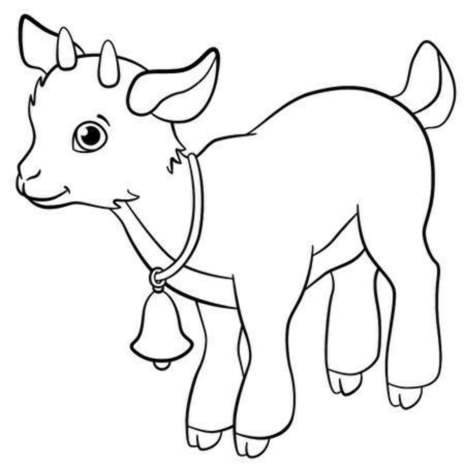 Goat Drawing Modern Sketch