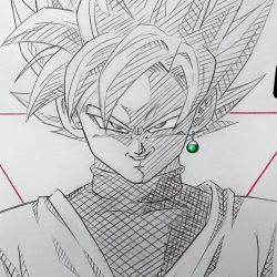 Goku Black Drawing Amazing Sketch