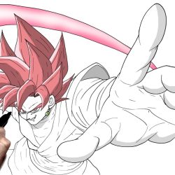 Goku Black Drawing Artistic Sketching