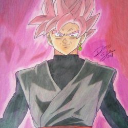 Goku Black Drawing Hand drawn Sketch