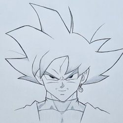 Goku Black Drawing Realistic Sketch