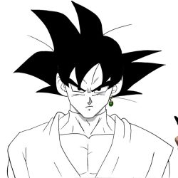 Goku Black Drawing Stunning Sketch