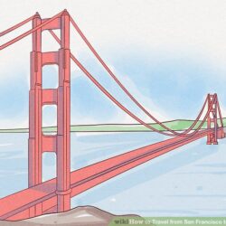 Golden Gate Bridge Drawing Amazing Sketch