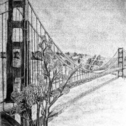 Golden Gate Bridge Drawing Picture