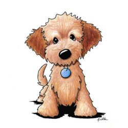 Goldendoodle Drawing Modern Sketch