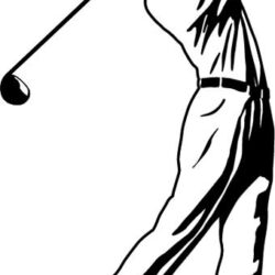 Golf Drawing Creative Style