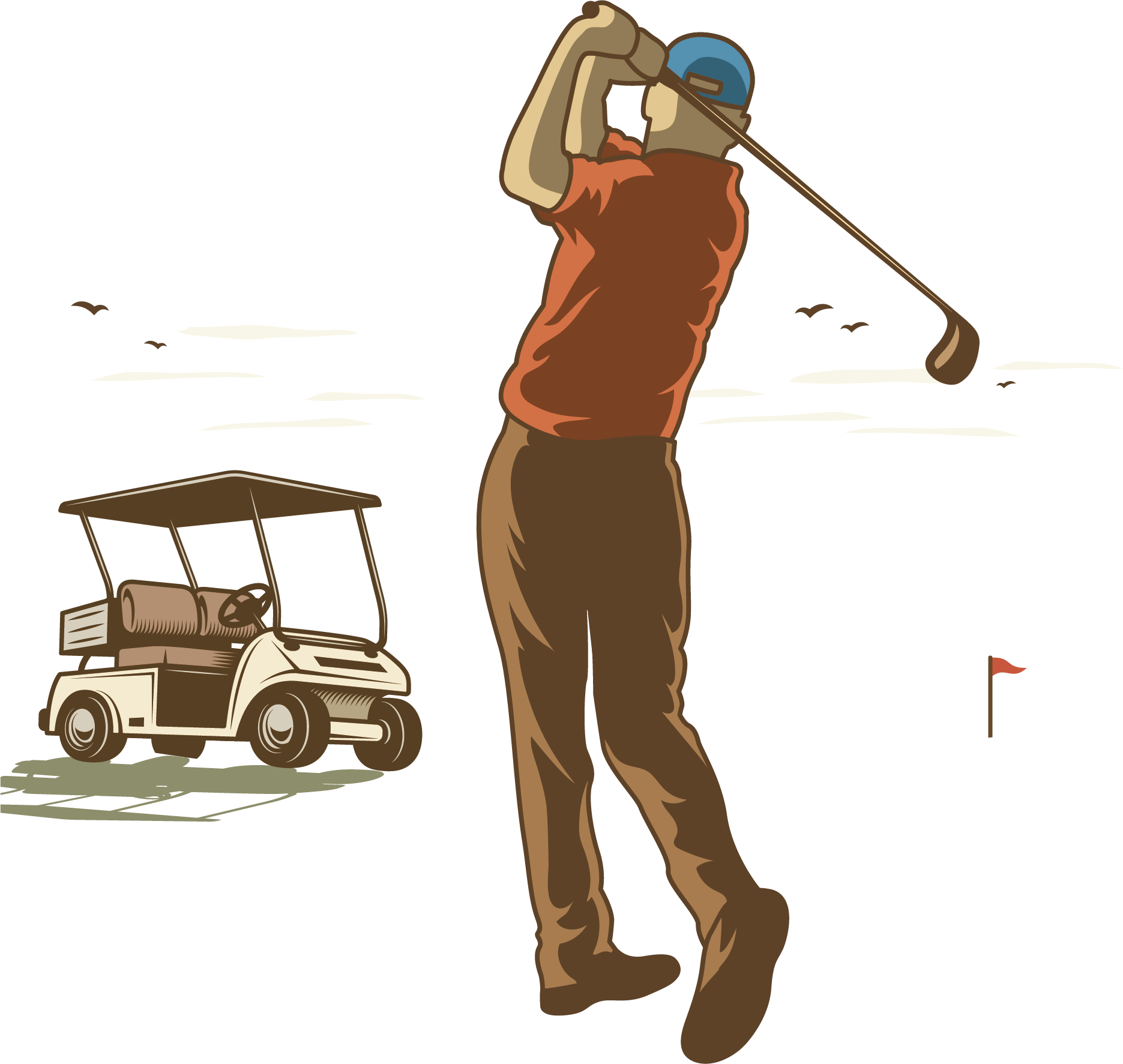 Golf Drawing Photo