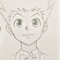 Gon Drawing Artistic Sketching