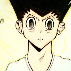 Gon Drawing Hand drawn