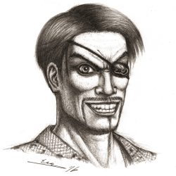 Goro Majima Drawing Amazing Sketch