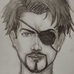 Goro Majima Drawing Artistic Sketching