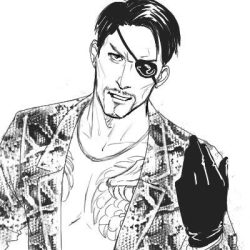 Goro Majima Drawing Sketch