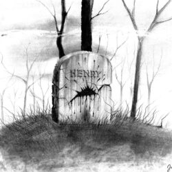 Grave Drawing Realistic Sketch